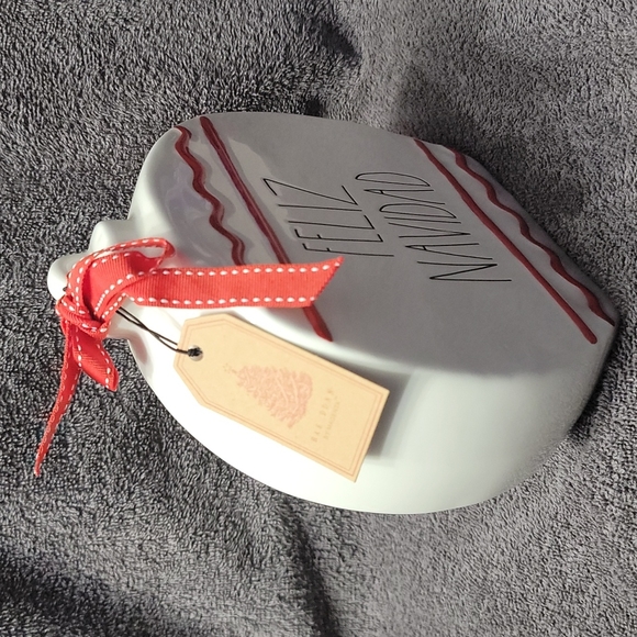 Rae Dunn FELIZ NAVIDAD Christmas Standing Ornament Decor - Picture 2 of 4